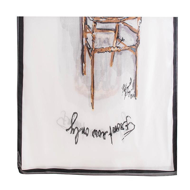 

Женский весенне-осенний новый шарф, высококачественный подарочный шарф, модный шарф, универсальный, темпераментный, теплый, длинный шарф, искусственный шелковый шарф 85*180cm