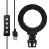4in LED Dimmable Ring Light Selfie Fill Light with Clip for Live Video for Laptop Tablet PC
