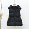 Autumn Winter Down Cotton Vest Female The Waist Joker Thicke Warm Sleeveless Jacket Women Waistcoat Ladies Tops Chaleco Mujer