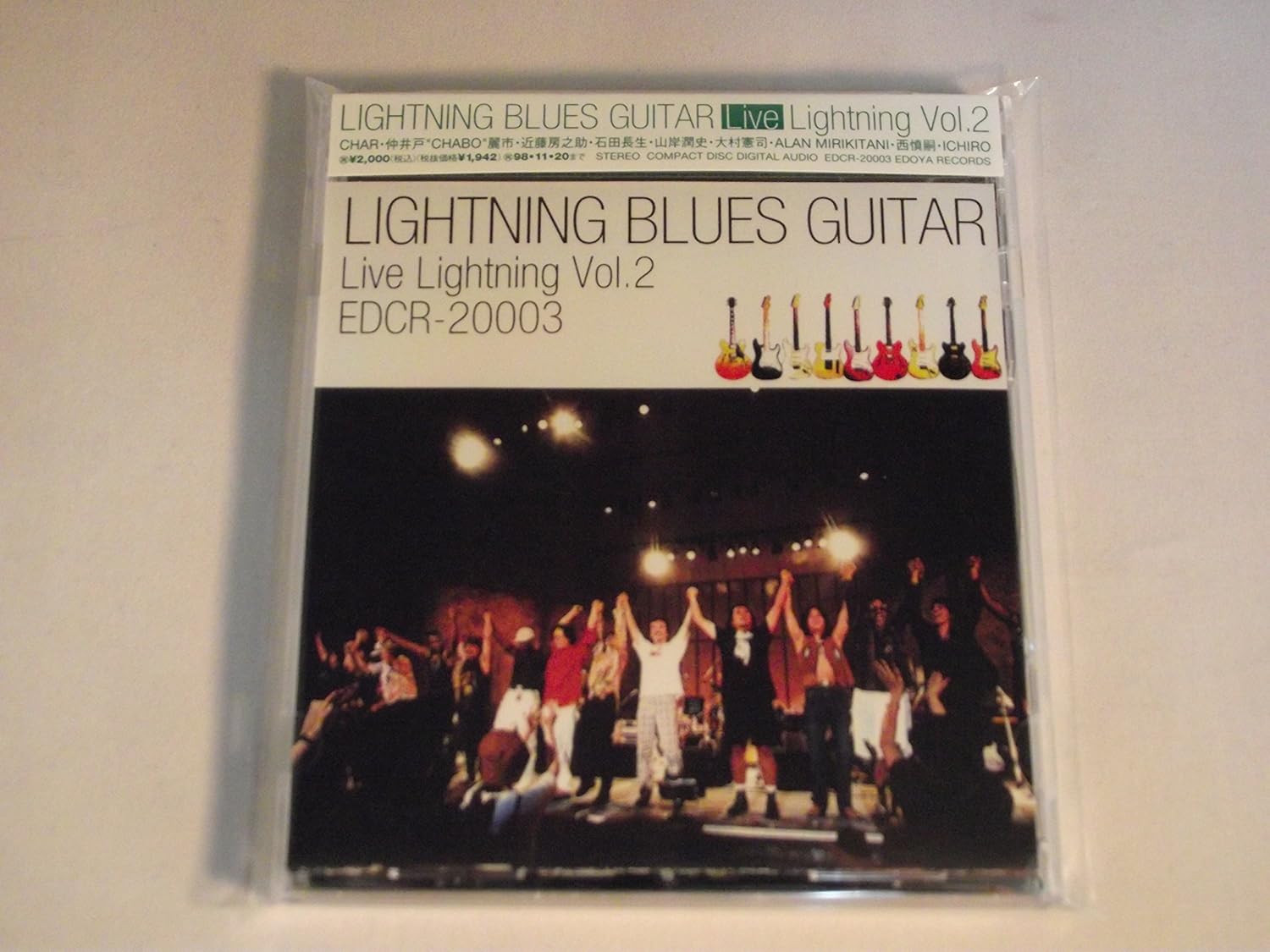 

CD OMNIBUS, REWARD, ICHIRO, ALAN MIRIK - LIGHTNING BLUES GUITAR Live Lightni EDCR20003 Japan Music Others Used