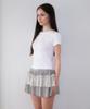 Rose Franz Cancan Frill Mini Skirt [Gray]