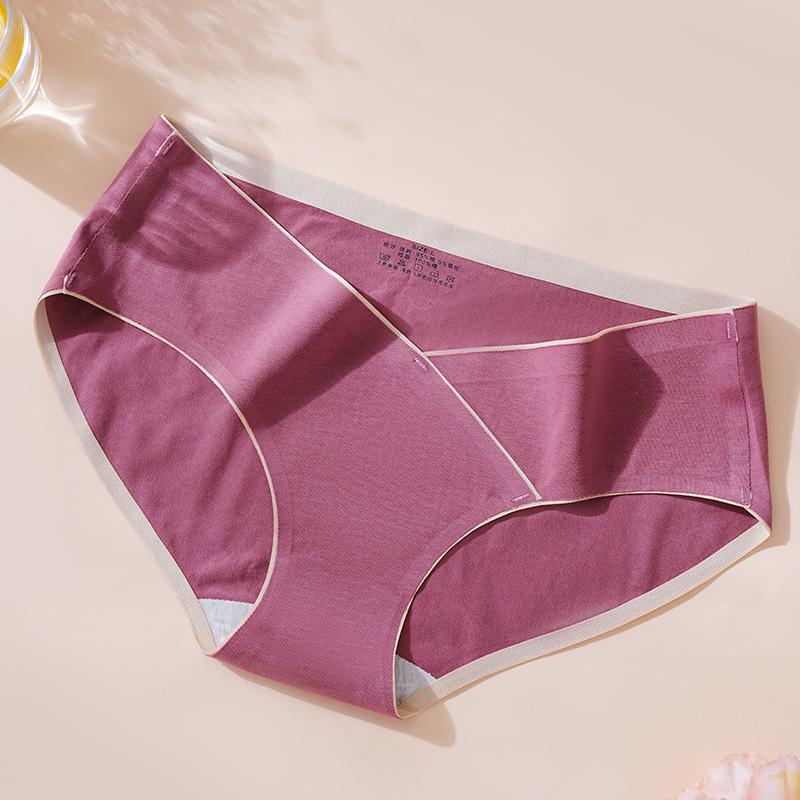 Women's Seamless Cotton Maternity Underwear with Antibacterial Crotch