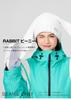 Ash Greem Rabbit Ear Knit 5 Colors Perfect for and Bunny Ear Knit Cap with Fluffy Women's Cap, AGAP-3605, 30BLUE, Available, Skiing, Snowboarding,