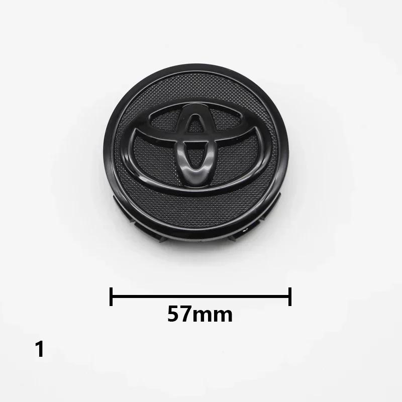 

Toyota 2026 Новые колпаки на колеса 4 шт. 57 мм/62 мм Значок-логотип на центральную ступицу колеса автомобиля Toyota Corolla Наклейка на автомобиль