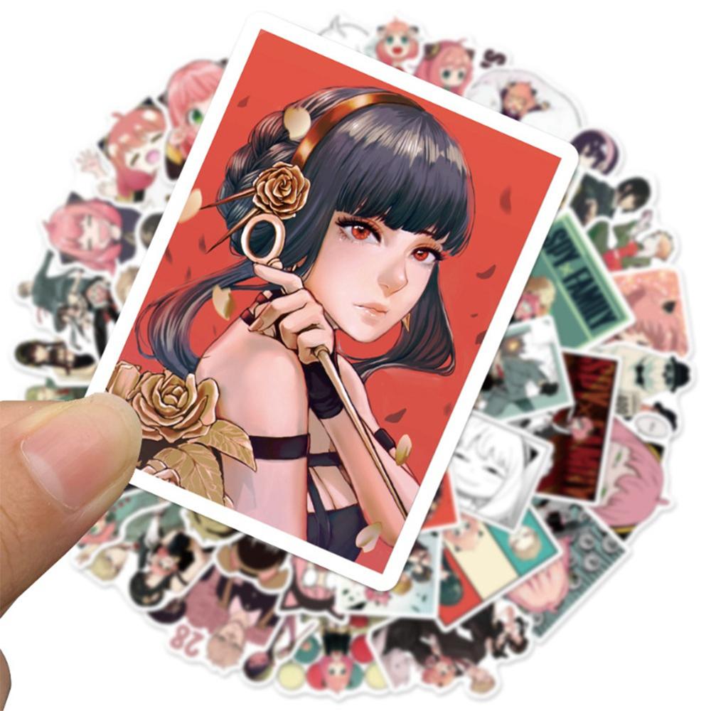 10/30/50pcs SPY×FAMILY Funny Anime Stickers Anya Forger Cartoon Sticker DIY Notebook Phone Luggage Graffiti Decals for Kids Toy