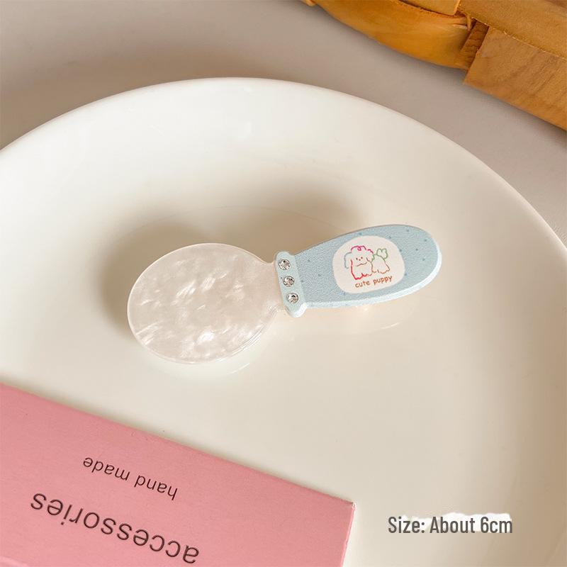 

Набор заколок для волос с мультяшным котенком и щенком: Очаровательные заколки в виде ложки и вилки для волос девочек.