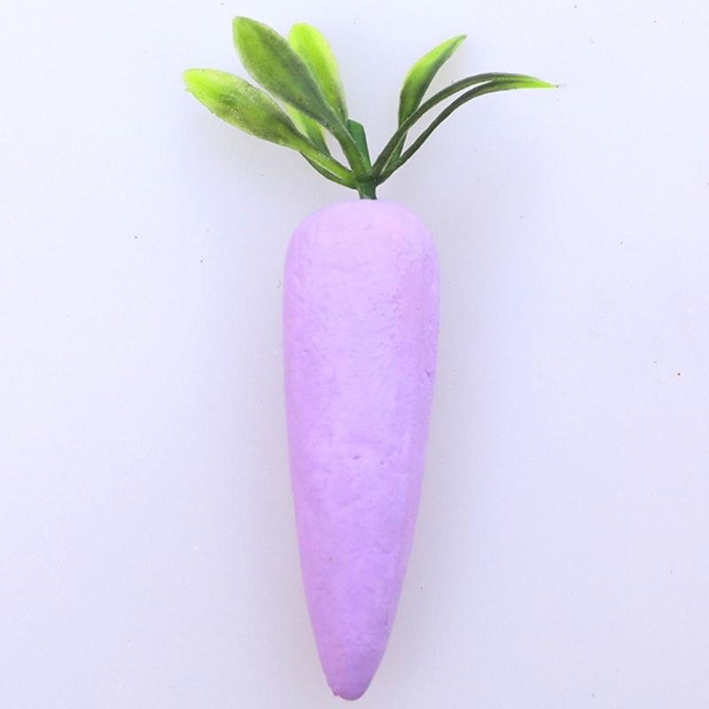 12Pcs Realistic Artificial Carrots Simulation Vegetables Basket Fillers for Kitchen Decoration Party Table Centerpieces