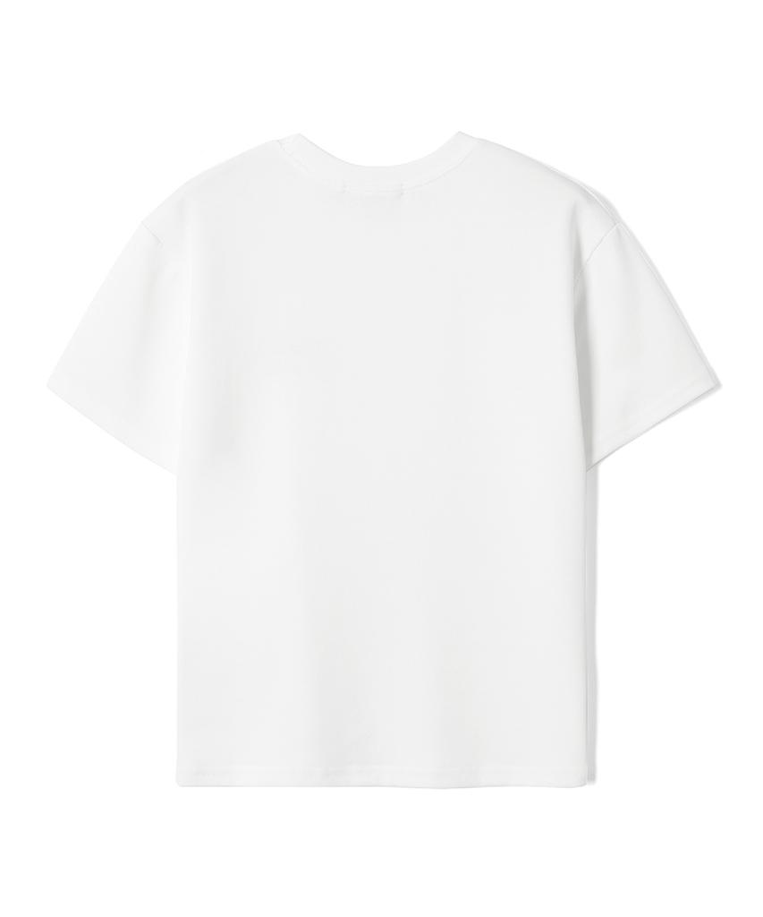 ADHOC Women'S Urban Chic Small Artwork Short Sleeve T-Shirt (Ivory) (Hc5Sta2)
