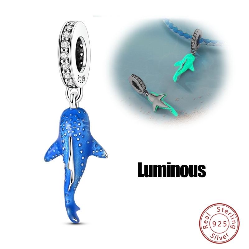Argent S925 Chat Citrouille Carte à Jouer Ours de Diplôme Cheval de Mer 3mm Breloques Perles Design DIY Bijoux Fins