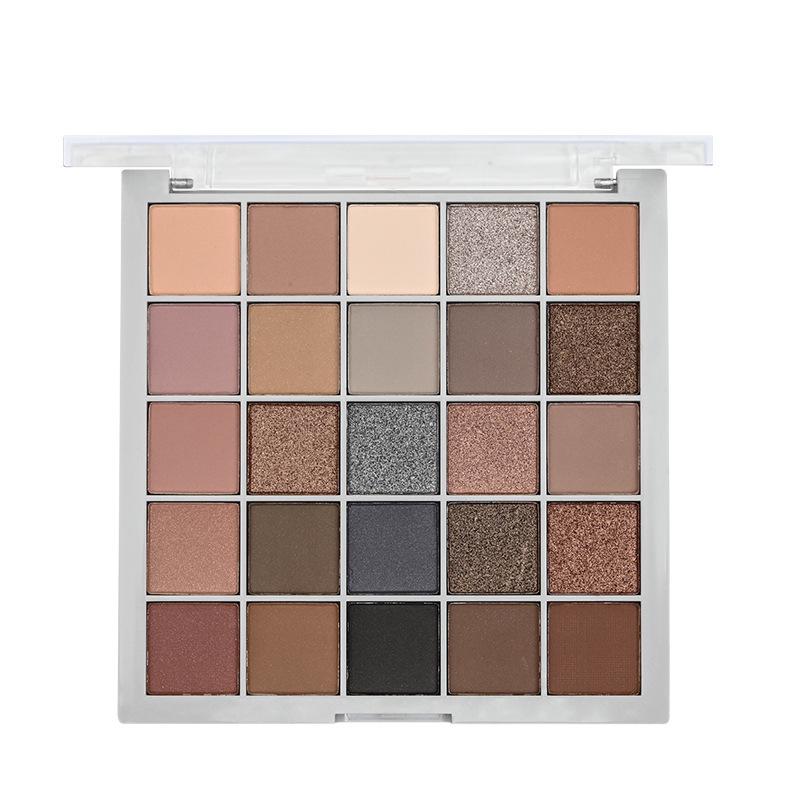 Kappel Lucky Eyeshadow Palette: 25-Color Shimmer & Matte Earth Tones for Beginners