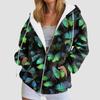 Women Zipper Hoodie Autumn Butterfly Print