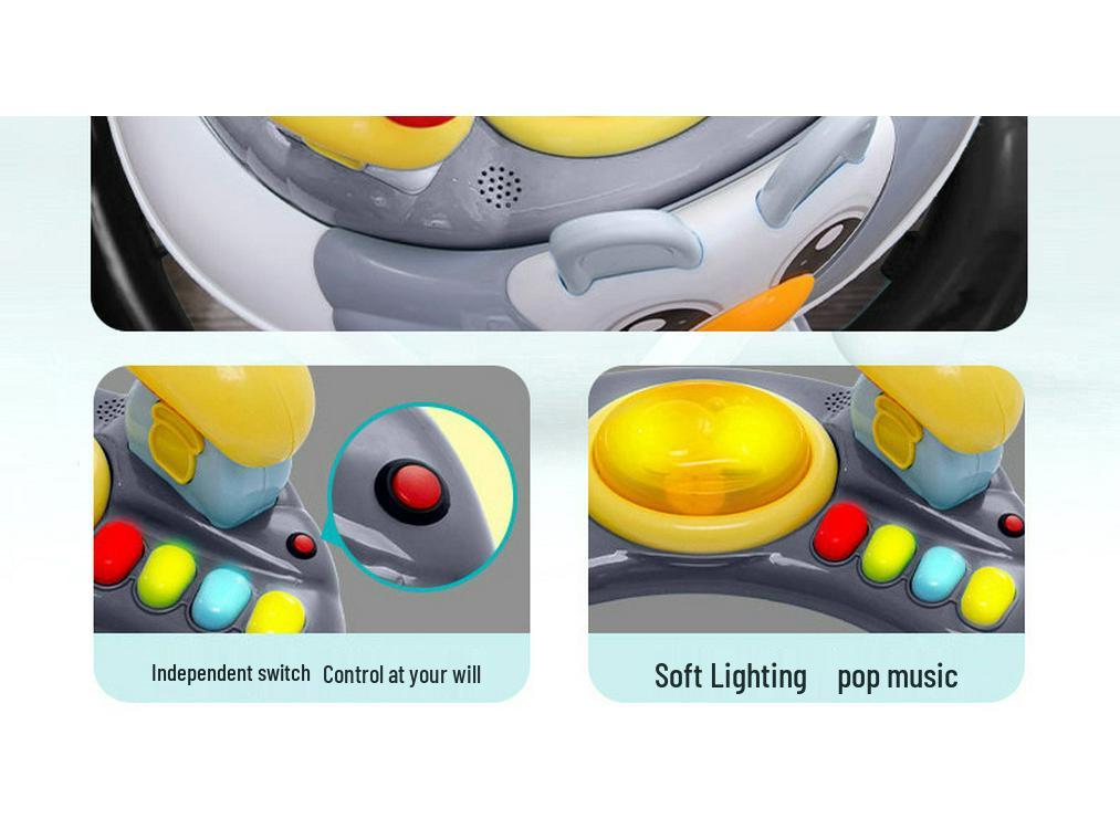Multifunctional Baby Walker: Anti-Rollover, Sit & Learn Push Car