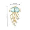 Rhinestone Jellyfish Crystal Lapel Pins Zinc Zinc Alloy Jewelry Accessories Beach Style Badge Pin  Gifts