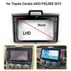 9 Inches Car Stereo Dash Radio Fascia Kit Tallation Trim Panel Frame Double For TOYOTA COROLLA AXIO FIELDER 2015 DVD Frame