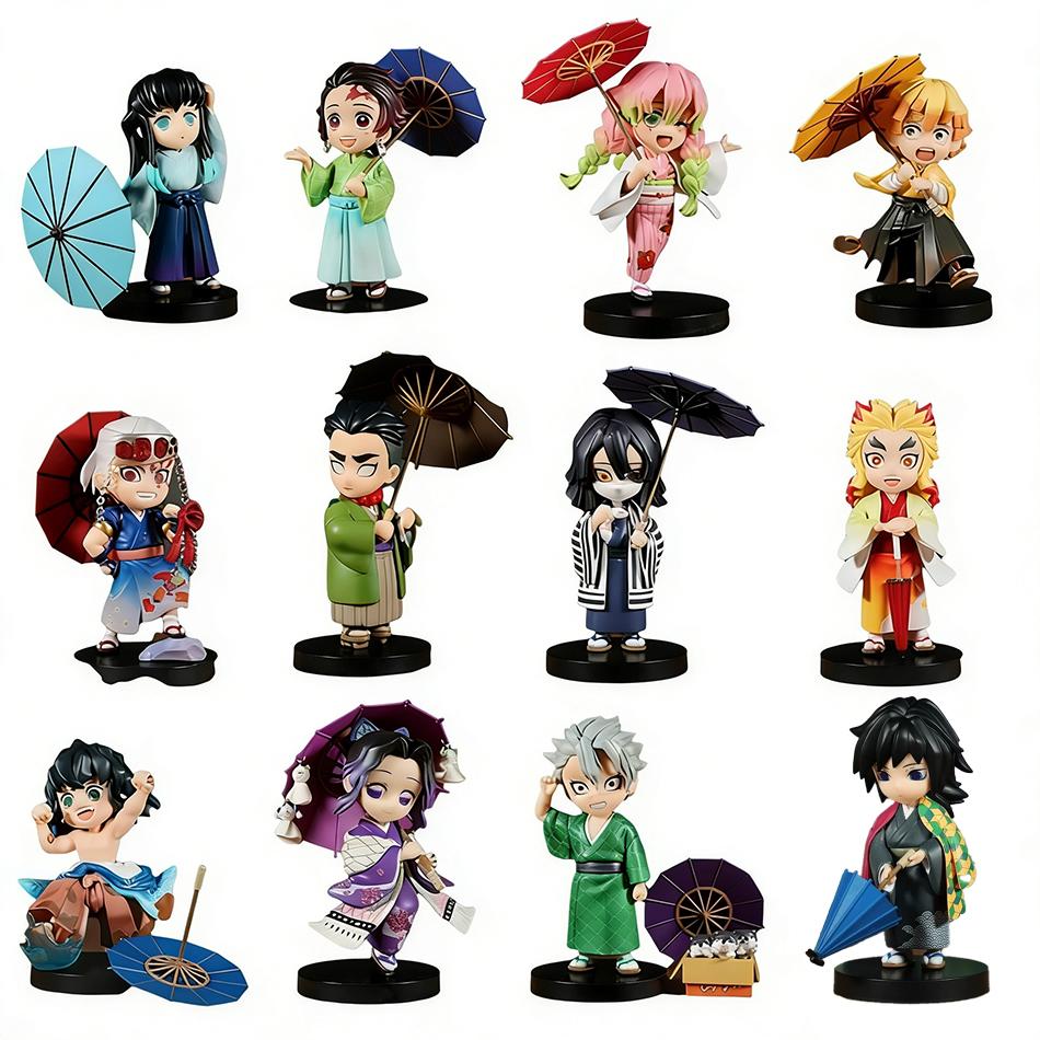 Plum Rain Ab Series  Kamado Tanjirou Agatsuma Zenitsu Kamado Nezuko Hashibira Inosuk Anime Figurine For Kids Good Gift