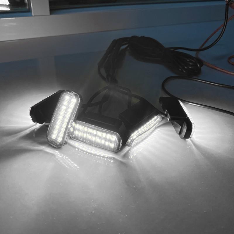18LED Front Grille Light For Haval H5 Car Daytime Running Light Wheel Eyebrow Lamp 12V