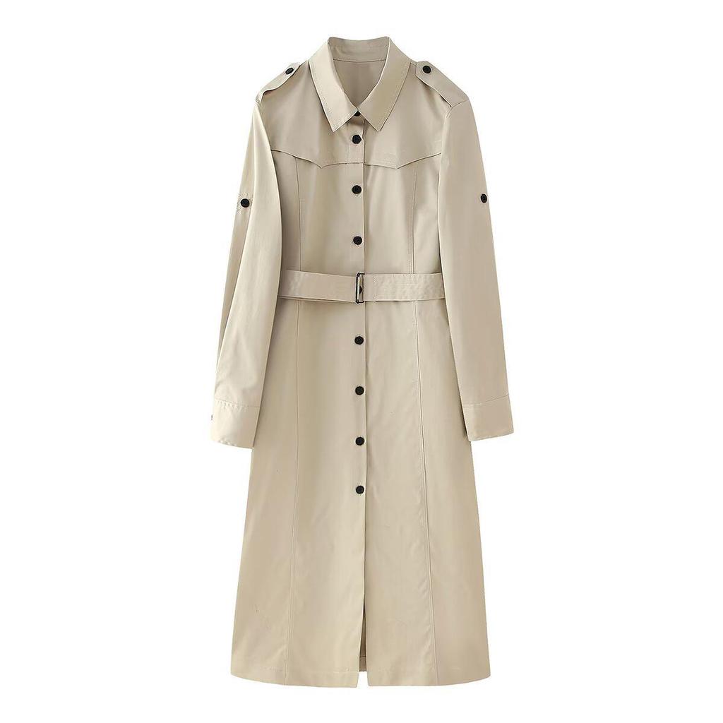Cappotto Trench Moda Donna Autunno/Inverno 2024 Abito 6465