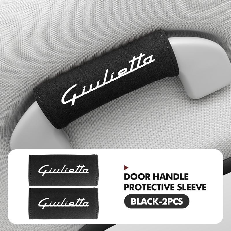 

For Alfa Romeo 2026 Hot Sticker For Alfa Romeo Car Roof Armrest Pull Cover Handle Gloves Protection Auto Interior Accessories 15