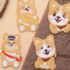 10Pcs Dog Fabric Iron On Patches Embroidery Appliques For Jackets Hat Bag Coat J0MC