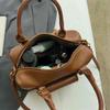 Fashionable Ladies Handbag Small Boston Bag Premium Retro Simple Shoulder Bag PU Material Crossbody Bag Suitable for Daily Commuting Shopping Travel