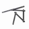 1M Slide Ten Parts Fold Up Rulers 3ft Folding Versatile Inside Reading Carpenter s Ruler Education Meter Lightweight