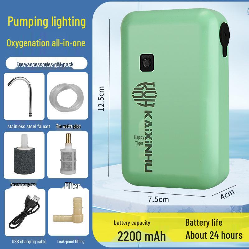 Electric Fishing Aerator Pump: Smart Oxygenator & Water Intake Gadget for Tackle Box and Hand Washing