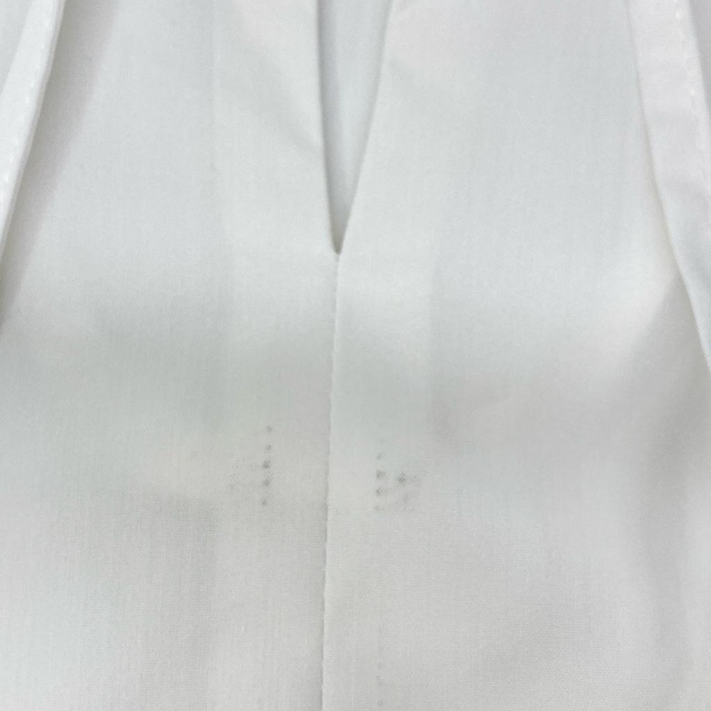 M-premier A342-005 White Gathered Flare Sleeve Blouse tops 38 whiteUsed