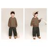 Pantaloni Harem Lunghi Casual Colore Unico Stile Coreano per Bambini Ragazzi