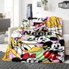 Custom Name Mickey Friends Adventure Blanket for Couch & Bed, Plush Cozy Fuzzy Blanket Super Soft & Warm Blankets for Fall and Winter. 090827