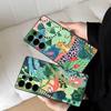 Ilustracja Sztuka Dżungli Wąż Koty Lenowiec Etui na Telefon Dla Samsung S 24 Fe 25 Ultra Plus 20 Lite 21 30 22 23 24 22 Ultra 5G Fundas
