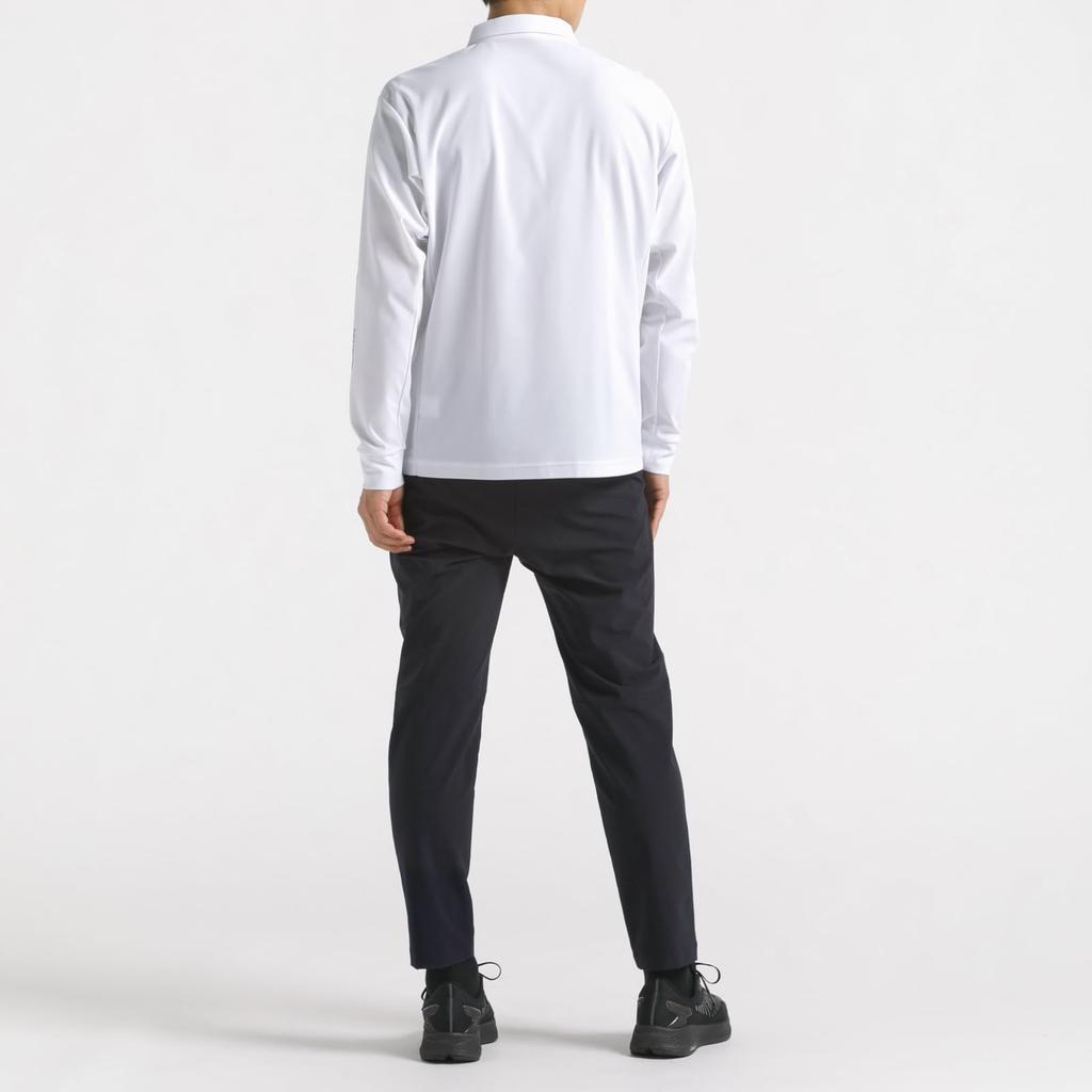 Move Sports Long Sleeve Polo Shirt S.F.TECH ST4FLSZ1MB_WH00_O