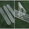 Belt Punching Positioning Template, Acrylic Version 5 Model Vegetable Tanned Belt Fixing Plate, Positioning Plate