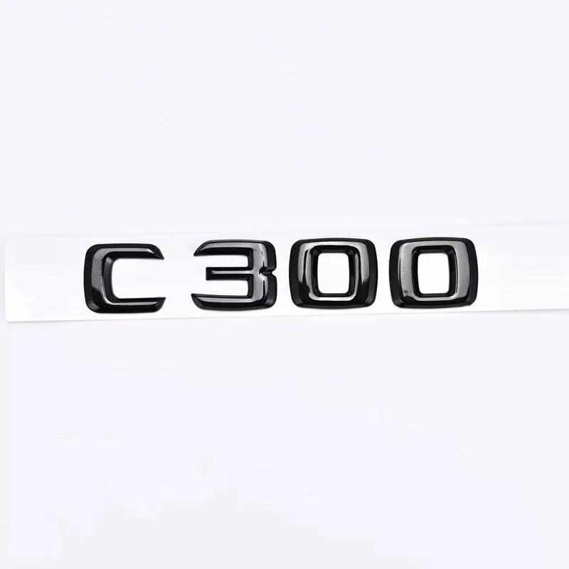 cfvjhy1 2025 Hot ABS Car Sticker Trunk Letters For Mercedes Benz C200 C220 W205 W204 W203 C260 C300 C320 C350 C400 C450 Emblem Logo Acce