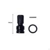 Knurled Retractable Adapter Head | Compact, Hex Socket Adapter, for Workshop