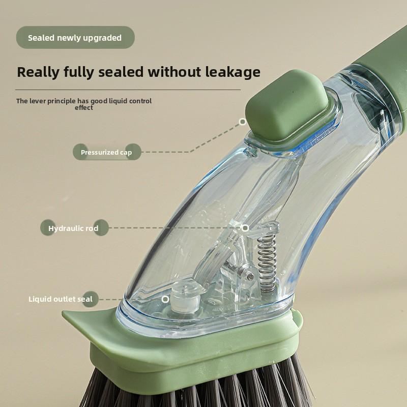 Long handle Sisal Kitchen Pot Cleaning Brush, Plastic, Non scratch