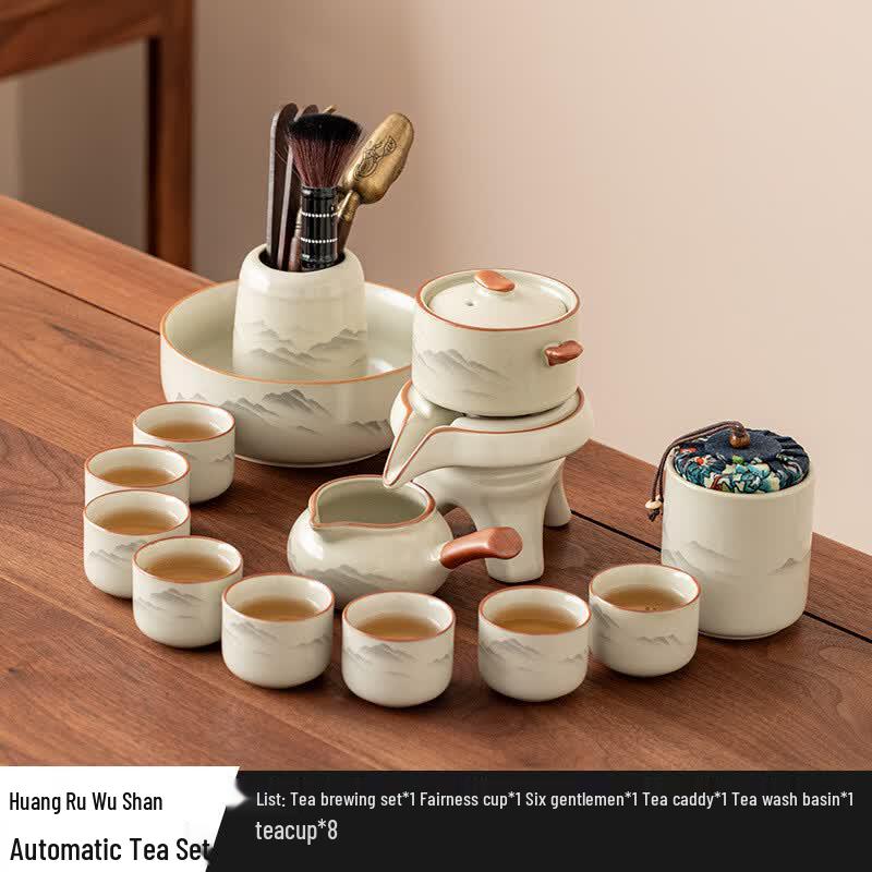 Ru Kiln Automatic Ceramic Tea Set
