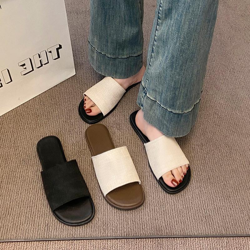 Fashion Rubber Flip Flops Slippers Women Summer Shoes Shale Female Beach Pantofle Slides Hawaiian Sabot Soft 2025 Flat Casual Leisure