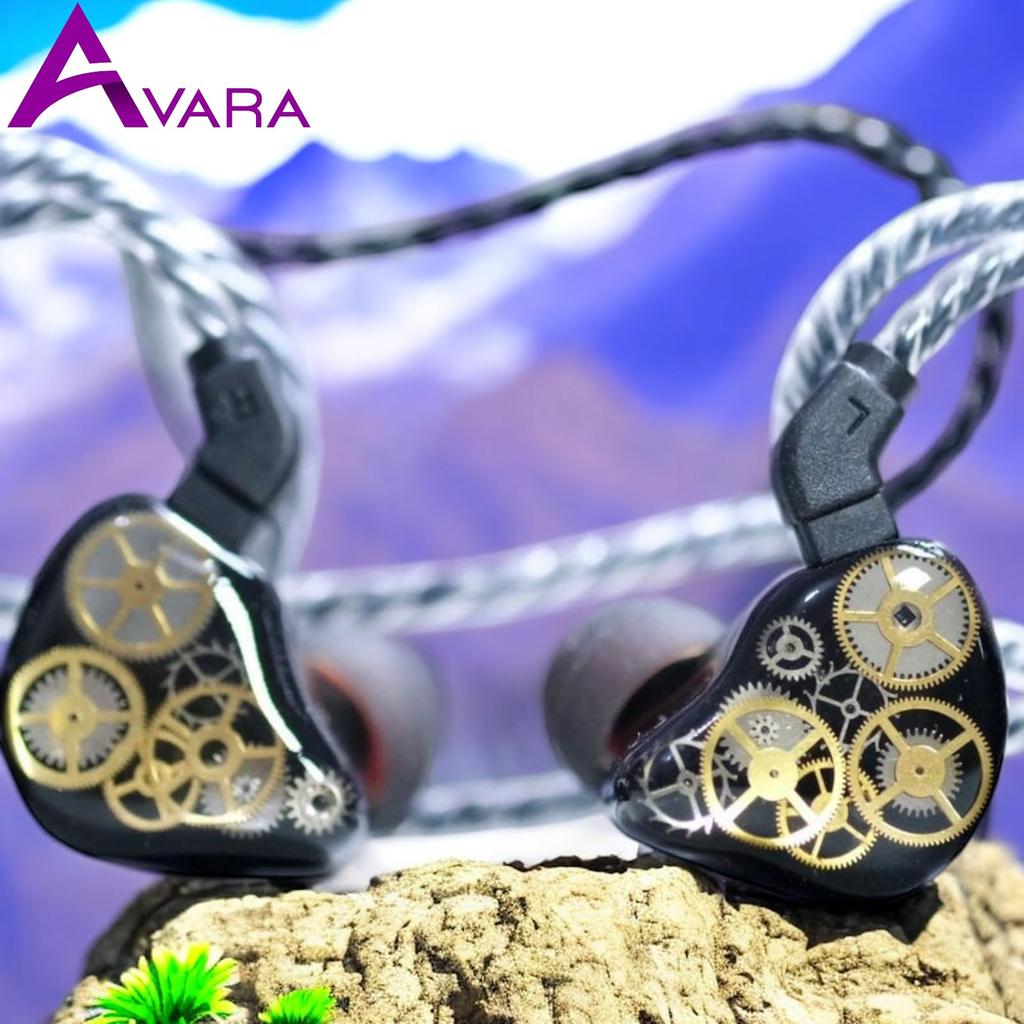 AVARA Neo + (Mechanical watch) in-ear monitors with microphone, customizable iem.