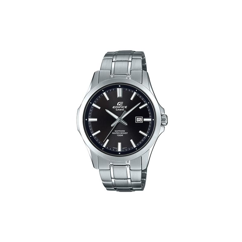 

Casio EDIFICE series, simple, fashionable and casual, quartz movement, stainless steel strap, Japanese and Korean watch, men s watch, EFB-106D-1AVUPR чёрный