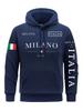 Flag Of Italy Men Hoodie Milan City Hoodies 3d Print Hoody For Man Casual Spring Autumn Clothing Top