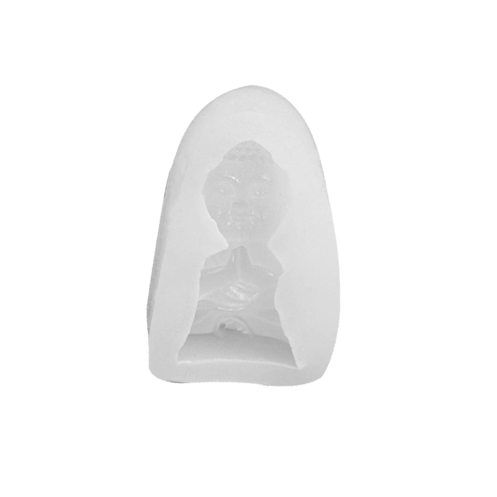 

Форма для изготовления восковых свечей, декоративная форма из смолы для домашнего декора, ручная работа, декоративная глиняная форма, 3D-форма для изготовления свечей из силикона, форма Будды