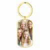 Amaxer Custom Keychain Double Sided Personalized Picture Text Keychains Engraving Photo Key chains Gifts for Women Boyfriend
