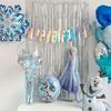 Frozen Princess Elsa Birthday Decor Set with Snowman Balloon and Photo Props