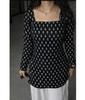 Women Casual Regular Sleeves Printed, Ethnic Motifs Women Black Top