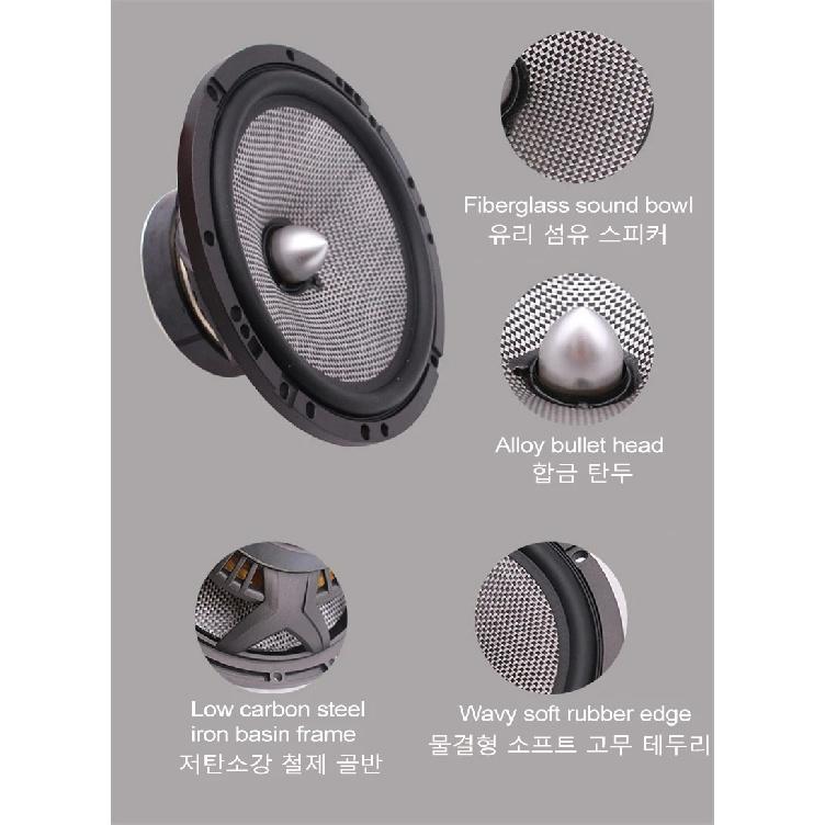 1 Set 165AS Access Performance Component Car Speakers 6.5 Inches 120W IN STOCK Father's Day Gift