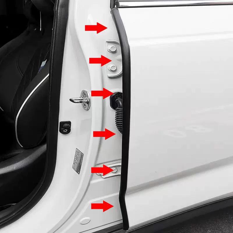 Car Door Soundproof & Dustproof Rubber Sealing Strip for B-Pillar and Gaps