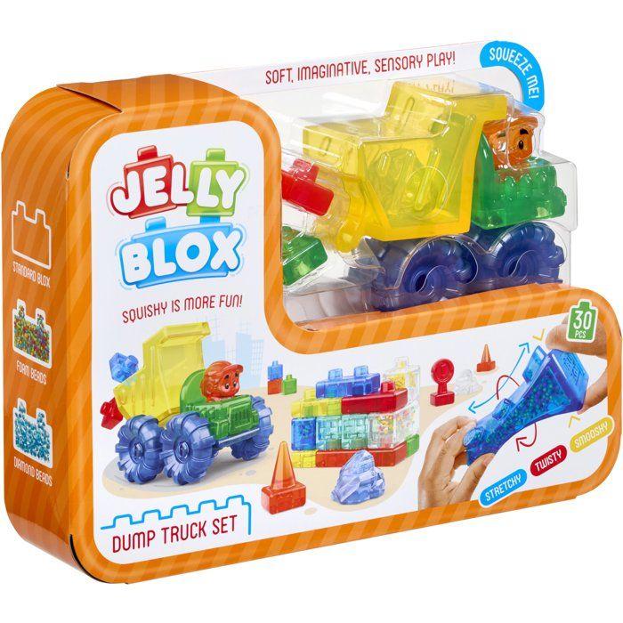 Jelly Blox Dump Truck - blocs sensoriels - GOLIATH - véhicule construction - dès 6 mois