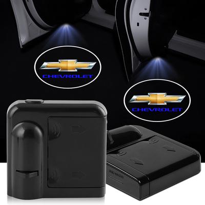 Car Door Projector Lamps Emblem LED Welcome Light for Cruze Malibu Sail Spark Captiva Equinox Trax Tracker AVEO Lova RV Accessories