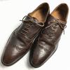 70er80er? Vintage Windsor Größe 11 (29,0 cm) Braune Full Brogue Wingtip Businessschuhe Herren(GEBRAUCHT)