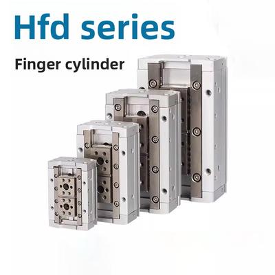 Cylinder HFD8X8/8X15/8X30/12X10/12X25/12X50/16X30/16X60 Air Claw Guide Rail Sliding Table Clamping Claw Finger Cylinder